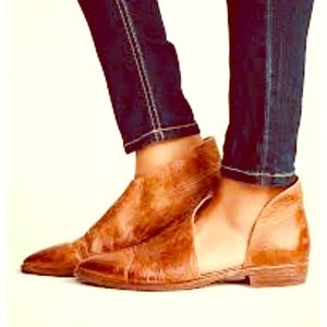 Free People Mont Blanc D’Orsay Open Toe booties